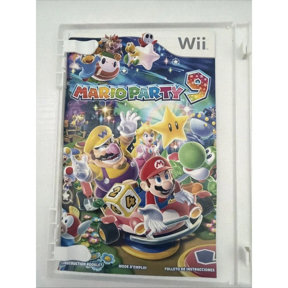 Mario Party 9 - Nintendo Wii - CIB - Complete w/ Inserts - MINT - Tested